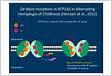 De novo mutations in ATP1A3 cause alternating hemiplegia of